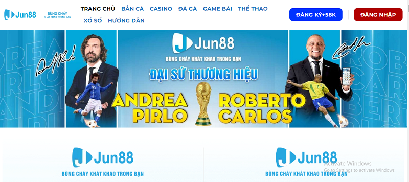Jun88 là nhà cái cờ bạc casino hàng đầu hiện nay