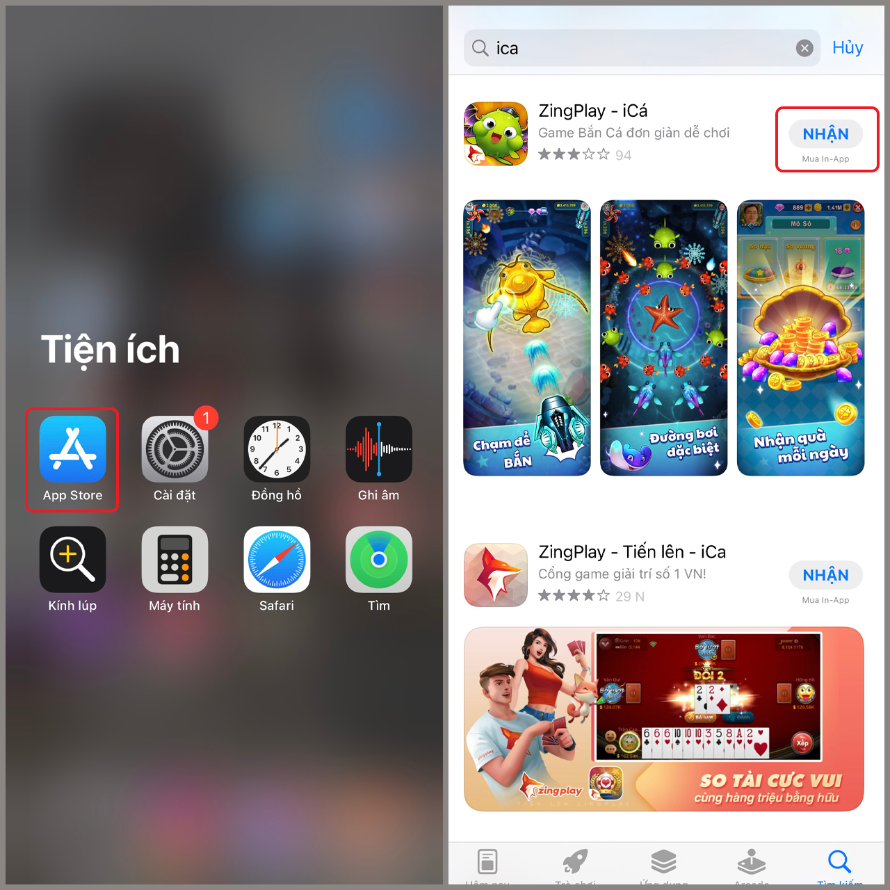 Hướng dẫn tải game trên iOS