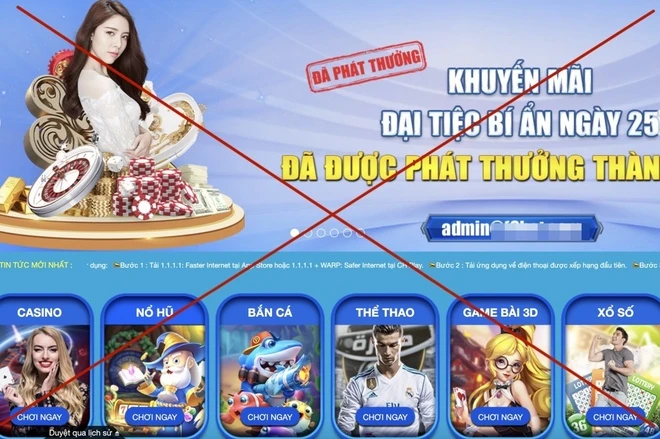 Game nổ hũ lừa đảo đang trở thành nỗi lo ngại lớn