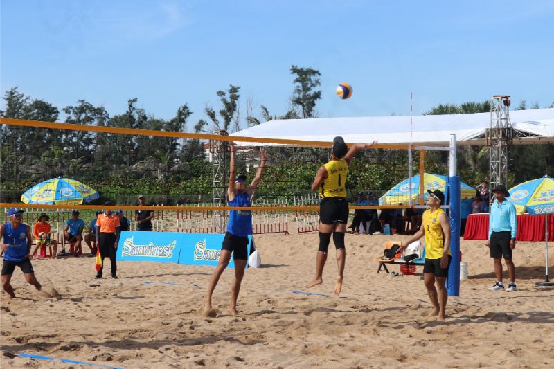 Loại hình đấu bóng chuyền bãi biển chỉ có 2 người mỗi đội
